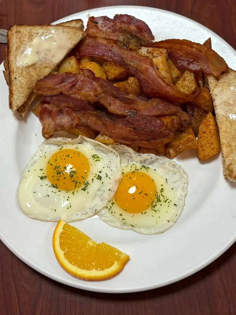 Eggs and Bacon Breakfast